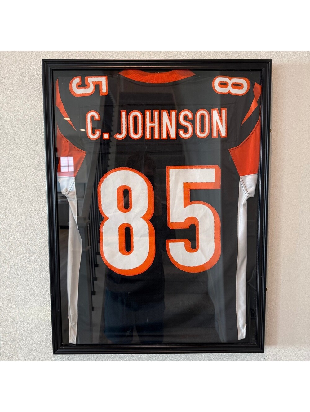 2004 Chad Johnson Bengals Reebok Authentic NFL Jersey Size S